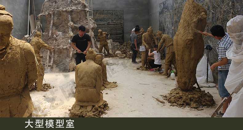 銅雕塑模型室，銅雕塑模型